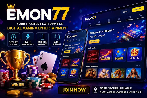 Emon77 Secure Gaming Environment with User Friendly Navigation